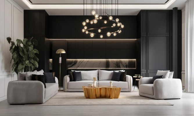 Relax sofa set in landscape 3-piece set