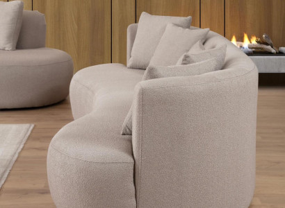 Sofa with decorative cushions 265cm