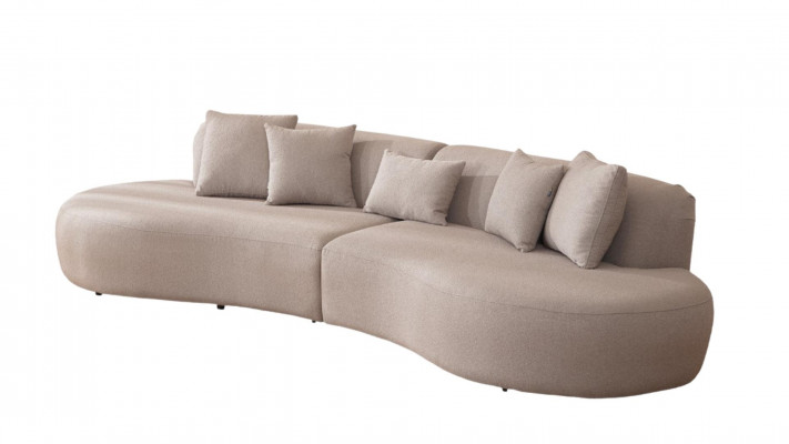 Oval sofa Big for living room 340cm xxl