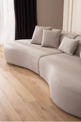 Oval sofa Big for living room 340cm xxl