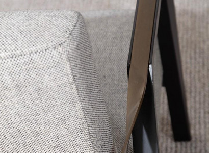 Shaped relaxation chair for luxury furniture in the living room