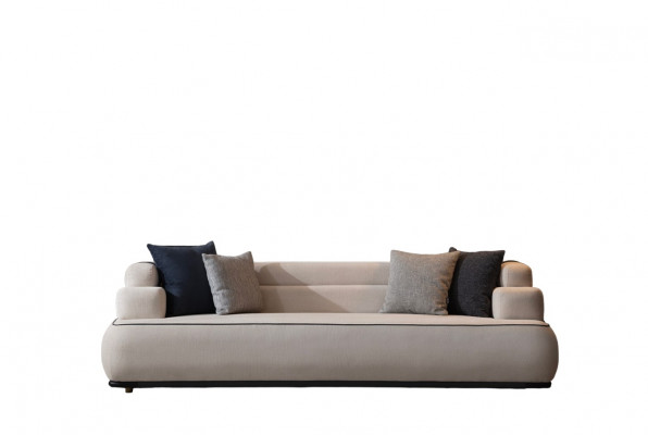 Upholstered sofa 255cm