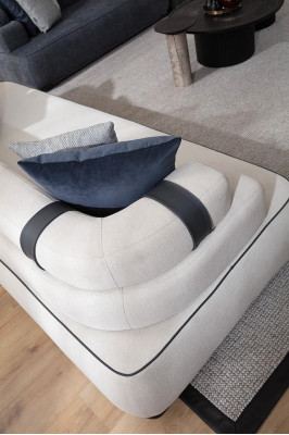 Upholstered sofa 255cm