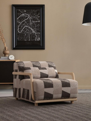 Chair with a relaxing design