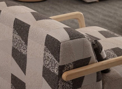 Chair with a relaxing design