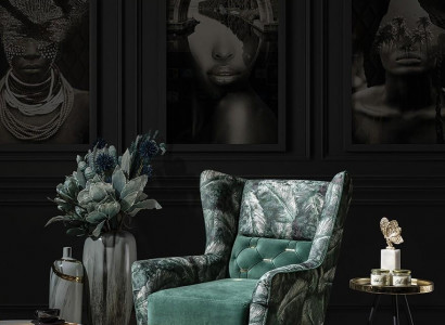 Metal table, single sofa table, polyester design for living room