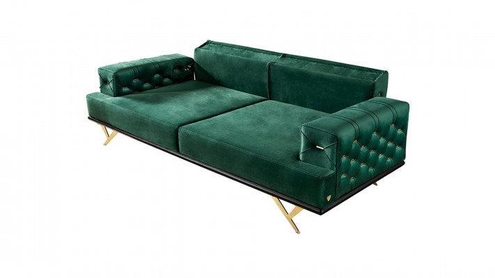 3-seater sofa design soft seat modern fabric new furniture