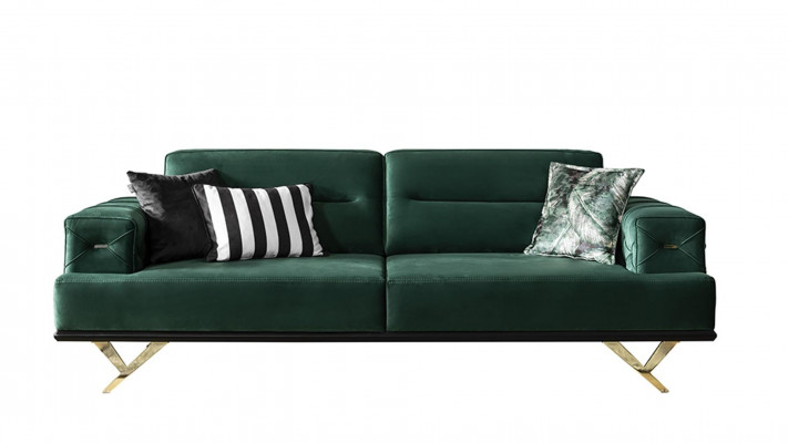 3-seater sofa design soft seat modern fabric new furniture