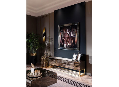 Modern luxury wooden TV furniture