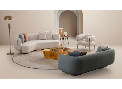 Corner sofa for living room 4 pieces