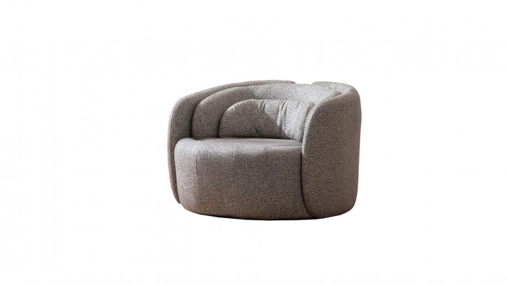 Circular relaxing club chair individual furniture for relaxation