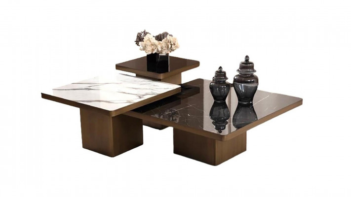 Complete 6-piece living room furniture set with sofa