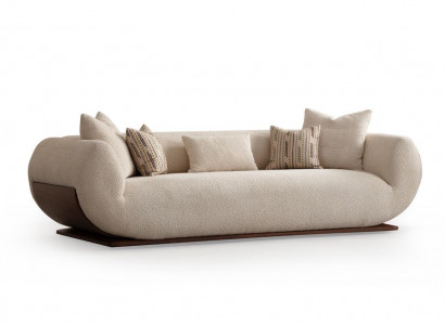 3-seater textile sofa, luxury living room sofa, new modern furniture