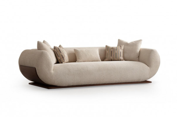 3+3+1 sofa set made of wood with luxury design