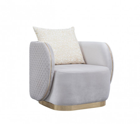 Casual fabric 3-seater sofa of modern design