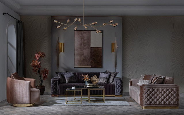 3+3+1 sofa set Modern luxury design