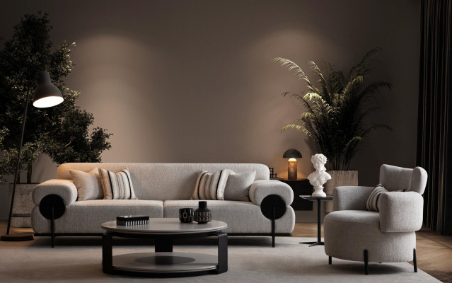 3-seater sofa complete Modern Luxury Design