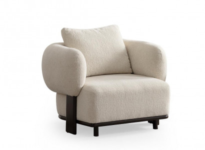 Modern luxury leather armchair