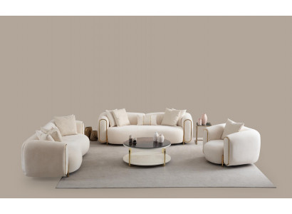 3+3+1 sofa set in modern luxury design