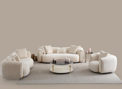 3+3+1 sofa set in modern luxury design