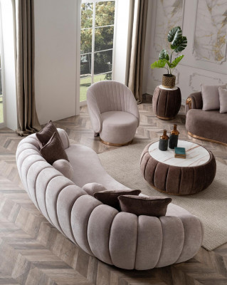 Modern 3-seater sofa