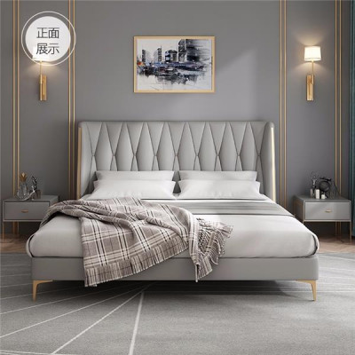 Bed Barnsäng Grezna in gray color