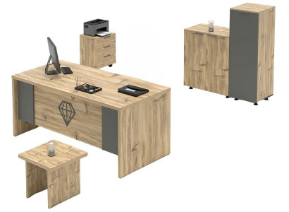 Common wooden office set nightstand chest of drawers