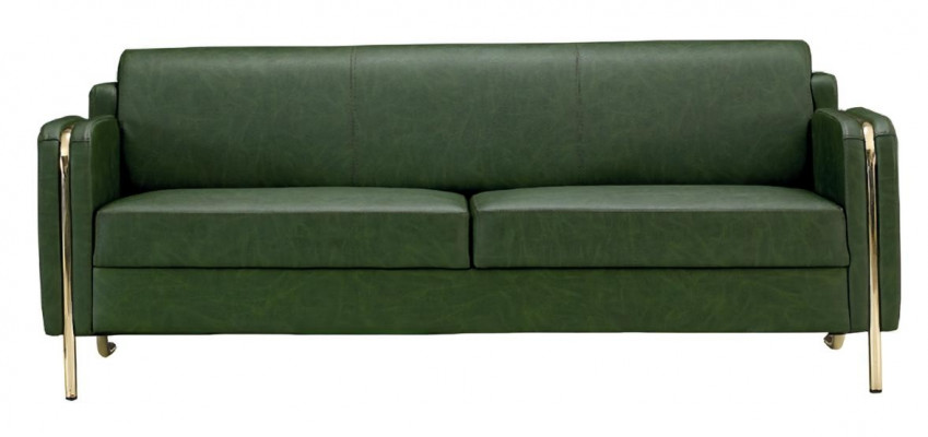 Luxury 3-seater sofa in modern decor of aesthetic perfection elegant