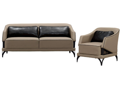 Modern relaxation sofa set with excellent aesthetics for an elegant living room 2 pieces