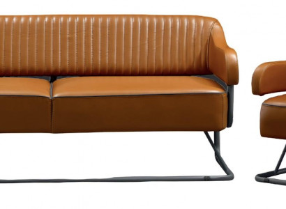 3+1 modern upholstered leather sofa set