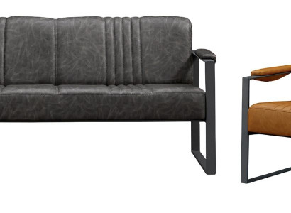 Complete living room set 3+1 seats modern luxury table