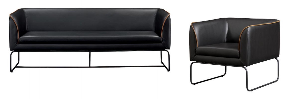 Reception sofa for conference rooms and offices 3+1