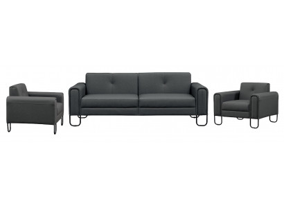 3+1+1 seating set for the living room, table, sofa, modern luxury