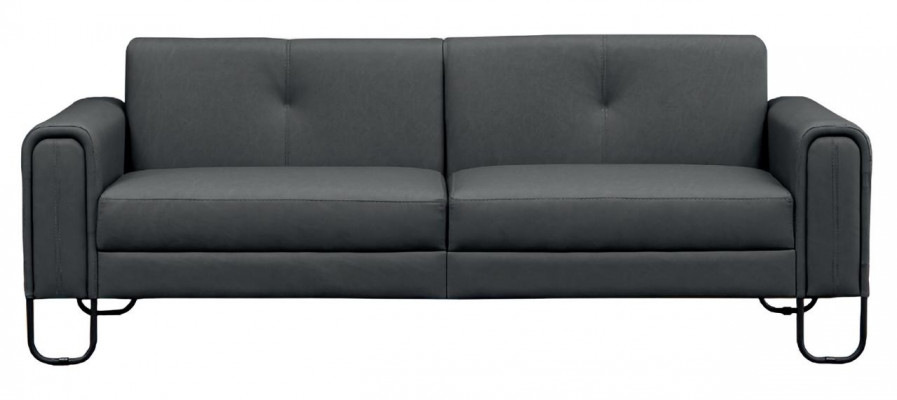 3-seater sofa JV Muebles modern design leather wood new