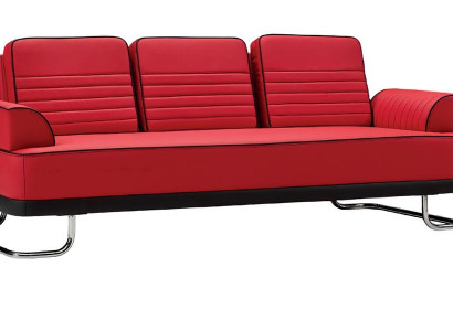 Complete 3-piece leather sofa set 3+1+1 for an aesthetically finished living room