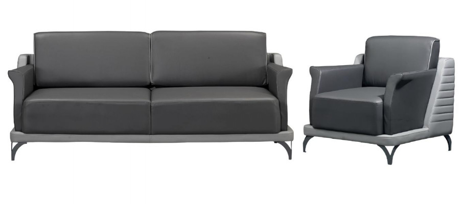 Luxury 2-piece living room furniture set upholstered hotel furniture aesthetic perfection elegance