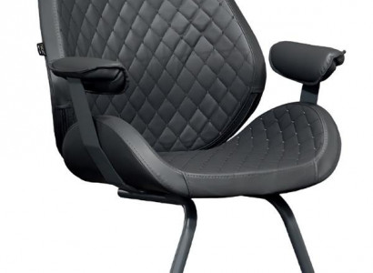 Wooden office chair for studying, Chesterfield chair, swivel, for conference