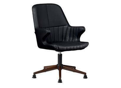 Leather office chair for computer and conferences