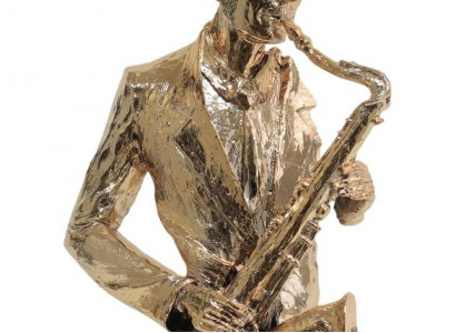Designer saxophonist sculpture