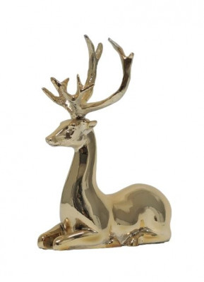 Modern decorative deer statue figure 17 cm