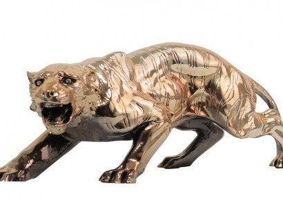 Modern decorative figure panther 46 cm