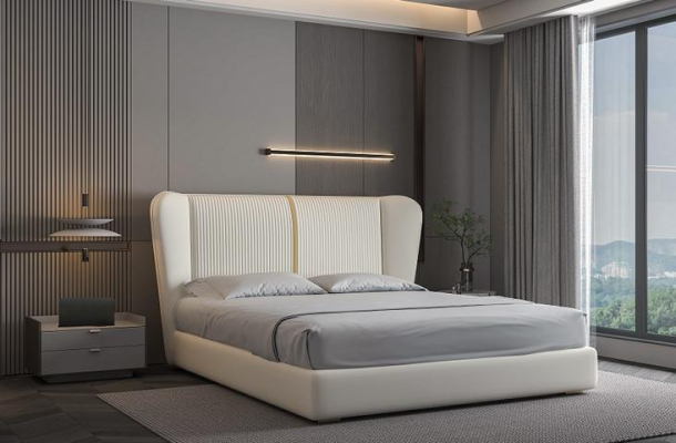 Bed made of modern textile