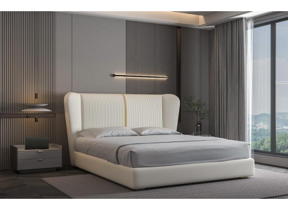 Bed made of modern textile