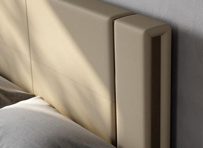 Modern luxury bed in beige