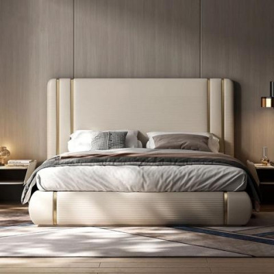 Bed in modern and luxurious design