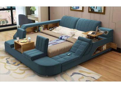 Modern multifunctional bed construction