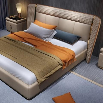 Modern upholstered bed
