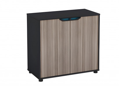 Brown and black wooden furniture