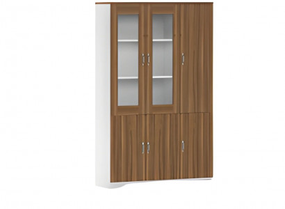 Modern writing desk with screen and elegant storage space