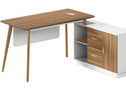 Elegant storage table with thin legs